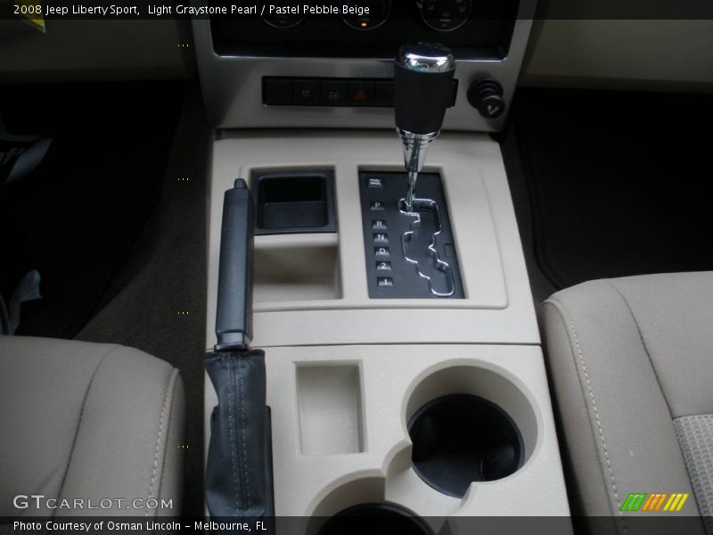 Light Graystone Pearl / Pastel Pebble Beige 2008 Jeep Liberty Sport