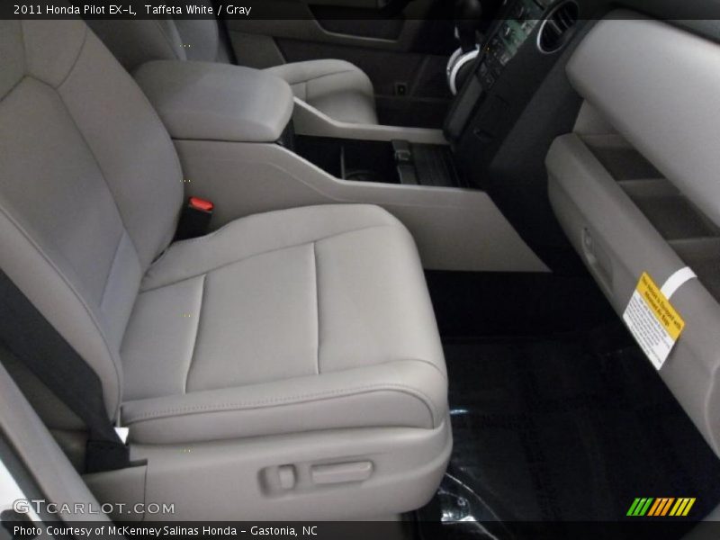 Taffeta White / Gray 2011 Honda Pilot EX-L