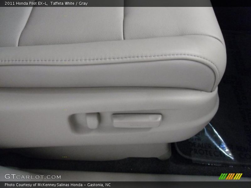 Taffeta White / Gray 2011 Honda Pilot EX-L