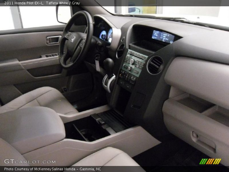 Taffeta White / Gray 2011 Honda Pilot EX-L