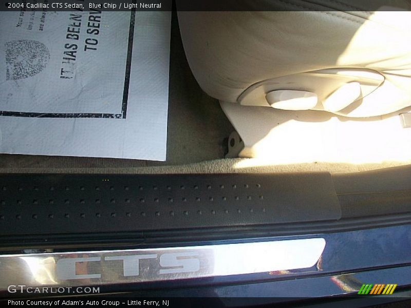 Blue Chip / Light Neutral 2004 Cadillac CTS Sedan