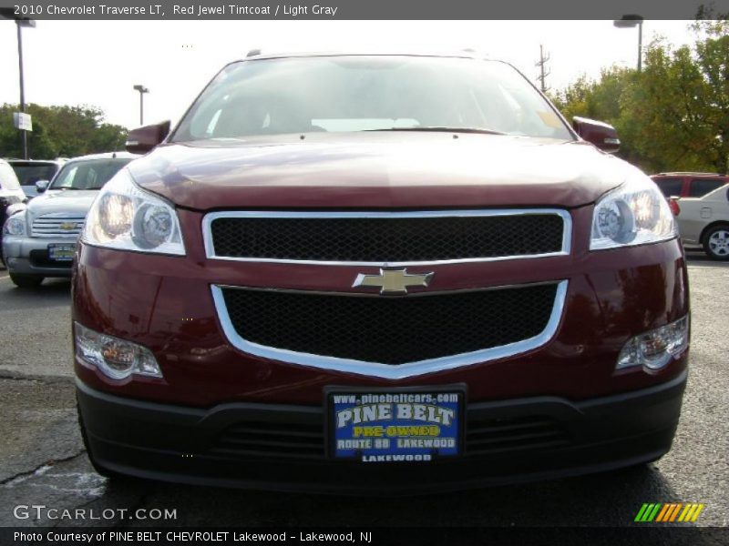 Red Jewel Tintcoat / Light Gray 2010 Chevrolet Traverse LT