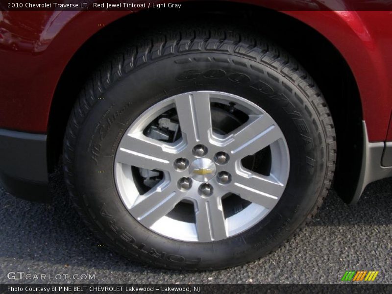Red Jewel Tintcoat / Light Gray 2010 Chevrolet Traverse LT