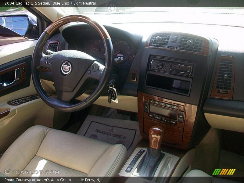 Blue Chip / Light Neutral 2004 Cadillac CTS Sedan