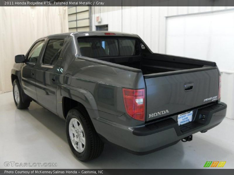 Polished Metal Metallic / Gray 2011 Honda Ridgeline RTS
