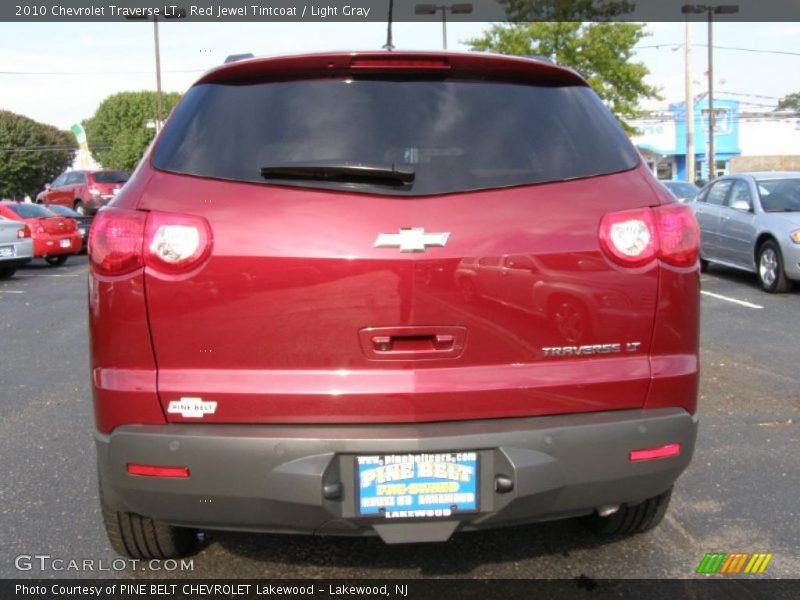 Red Jewel Tintcoat / Light Gray 2010 Chevrolet Traverse LT