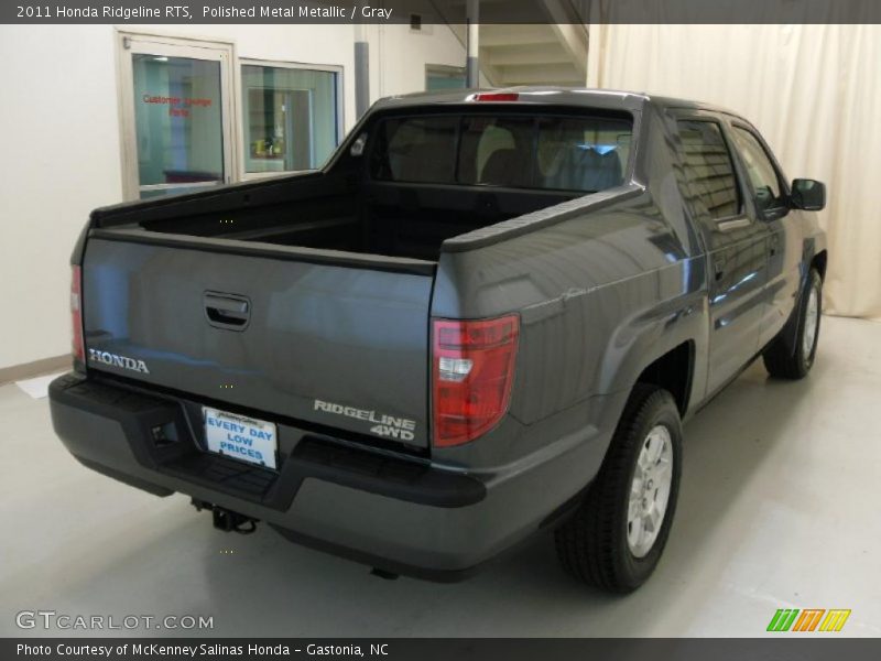 Polished Metal Metallic / Gray 2011 Honda Ridgeline RTS