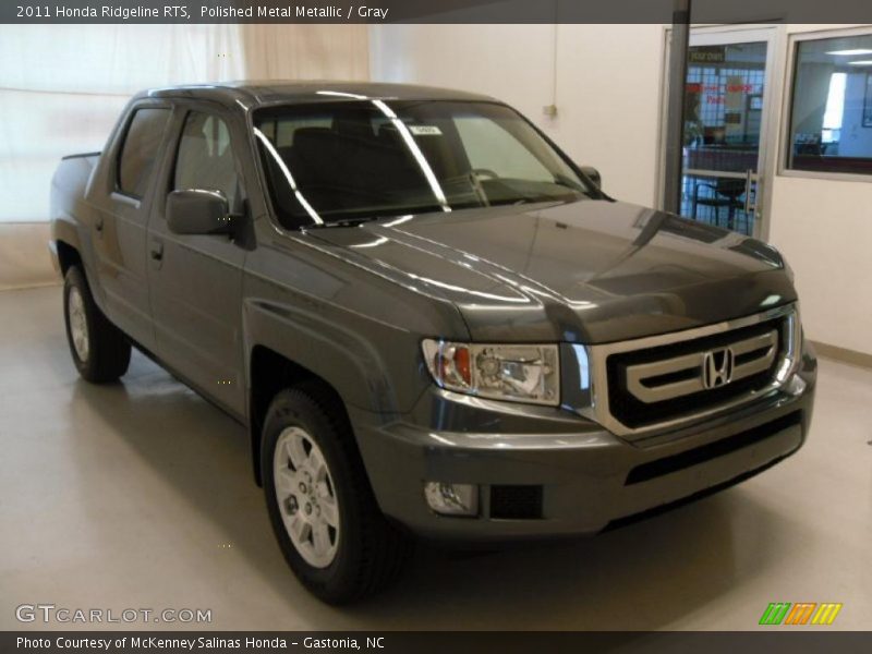 Polished Metal Metallic / Gray 2011 Honda Ridgeline RTS