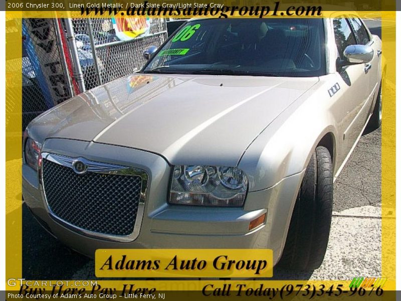 Linen Gold Metallic / Dark Slate Gray/Light Slate Gray 2006 Chrysler 300