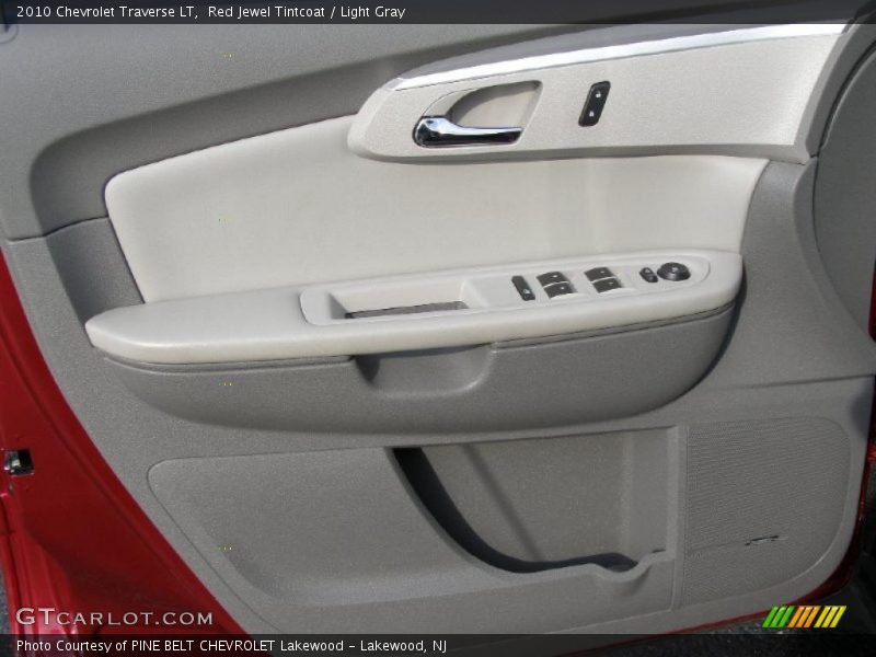 Red Jewel Tintcoat / Light Gray 2010 Chevrolet Traverse LT