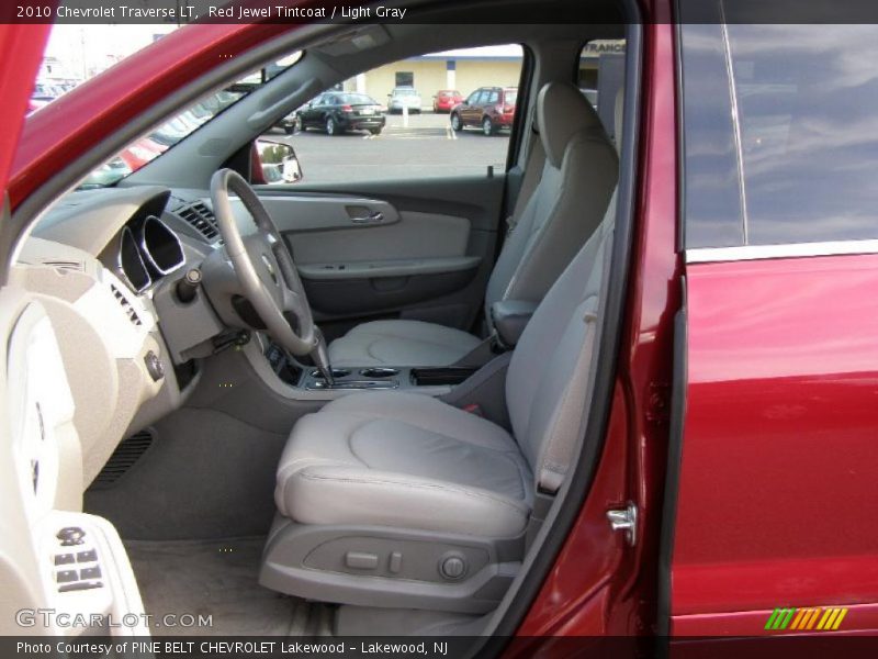 Red Jewel Tintcoat / Light Gray 2010 Chevrolet Traverse LT