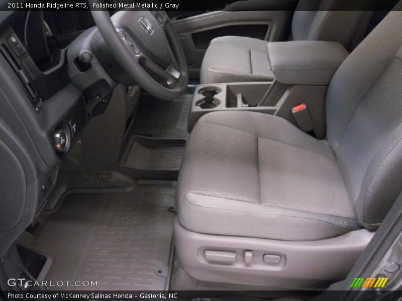 Polished Metal Metallic / Gray 2011 Honda Ridgeline RTS
