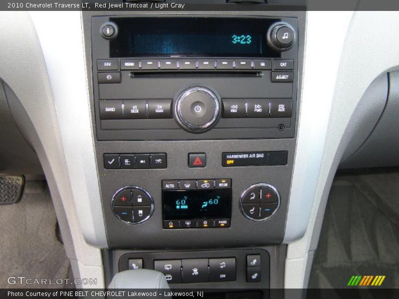 Red Jewel Tintcoat / Light Gray 2010 Chevrolet Traverse LT