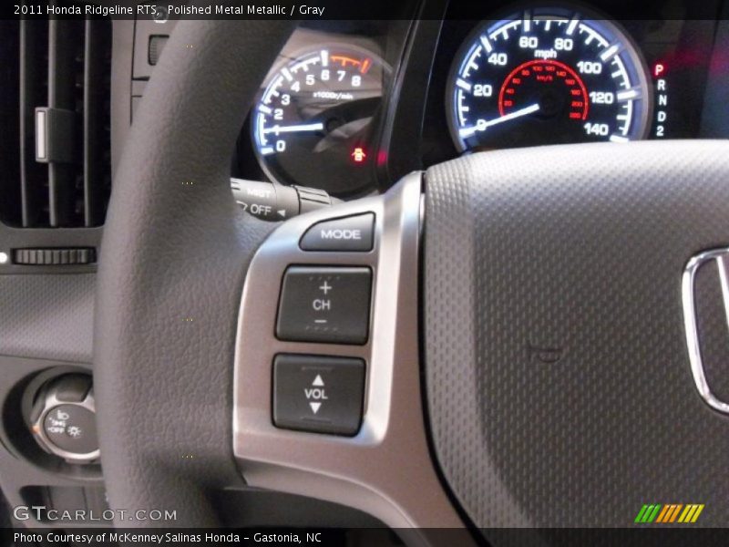 Polished Metal Metallic / Gray 2011 Honda Ridgeline RTS