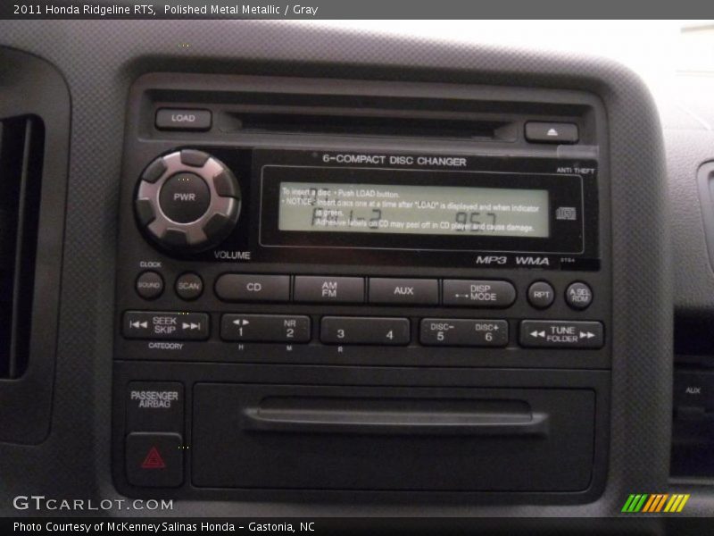 Controls of 2011 Ridgeline RTS