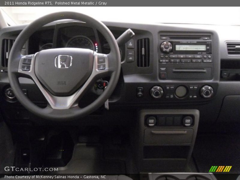 Dashboard of 2011 Ridgeline RTS