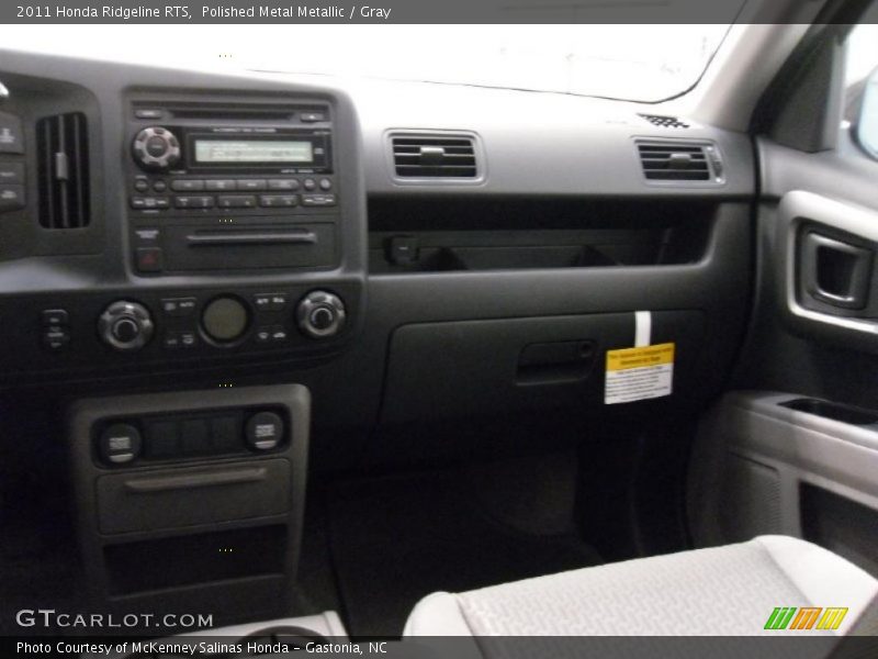 Dashboard of 2011 Ridgeline RTS