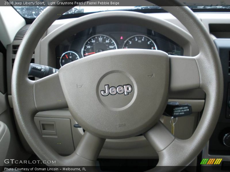 Light Graystone Pearl / Pastel Pebble Beige 2008 Jeep Liberty Sport