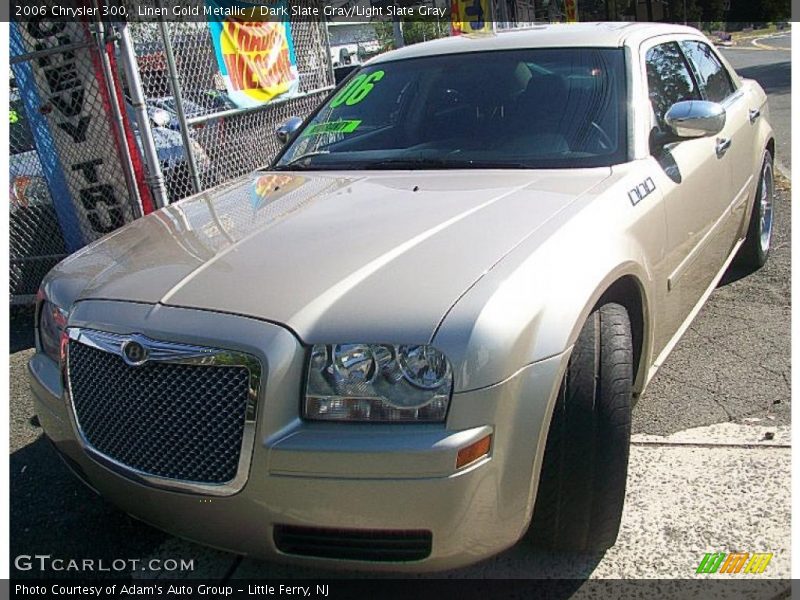 Linen Gold Metallic / Dark Slate Gray/Light Slate Gray 2006 Chrysler 300