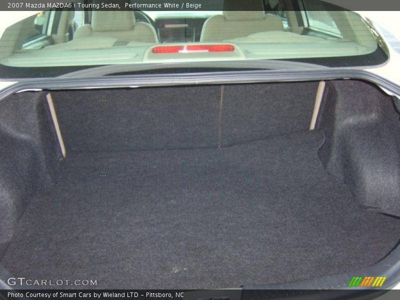 Performance White / Beige 2007 Mazda MAZDA6 i Touring Sedan