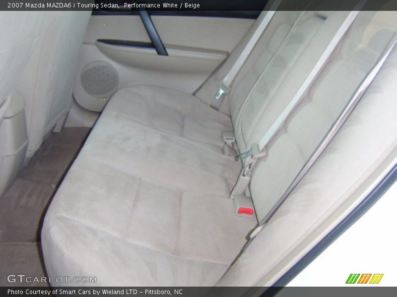 Performance White / Beige 2007 Mazda MAZDA6 i Touring Sedan
