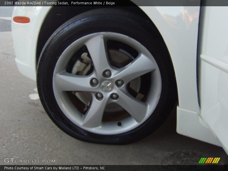 Performance White / Beige 2007 Mazda MAZDA6 i Touring Sedan