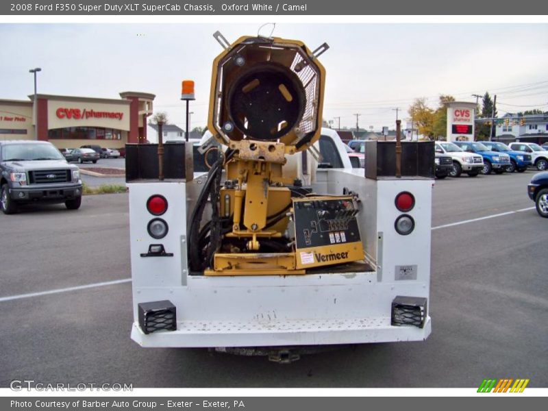 Oxford White / Camel 2008 Ford F350 Super Duty XLT SuperCab Chassis