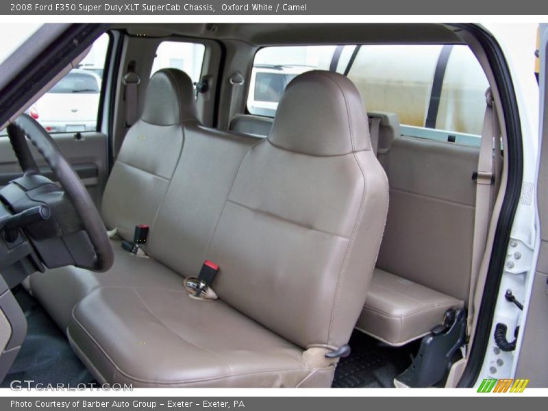 2008 F350 Super Duty XLT SuperCab Chassis Camel Interior