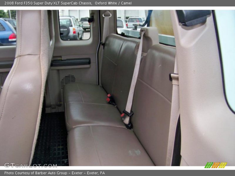 Oxford White / Camel 2008 Ford F350 Super Duty XLT SuperCab Chassis
