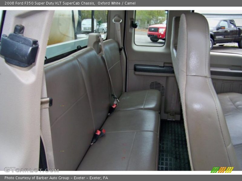 Oxford White / Camel 2008 Ford F350 Super Duty XLT SuperCab Chassis