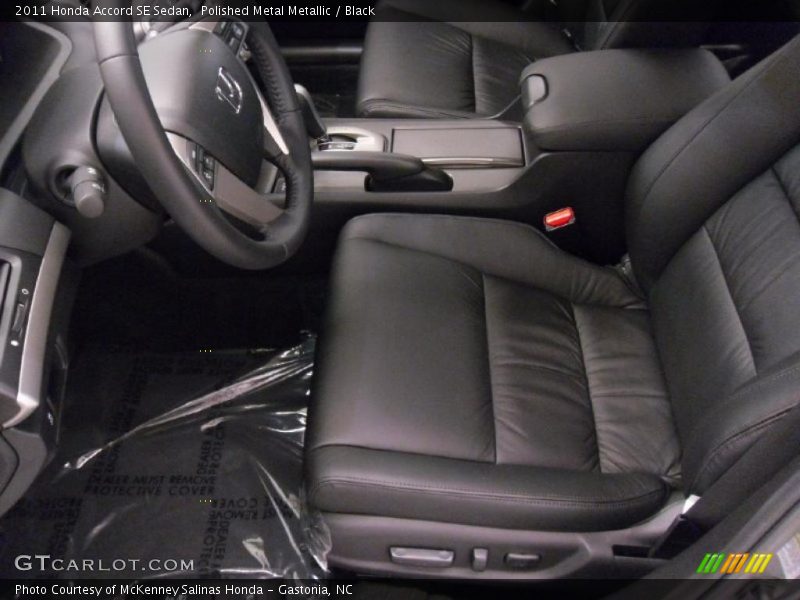 Polished Metal Metallic / Black 2011 Honda Accord SE Sedan