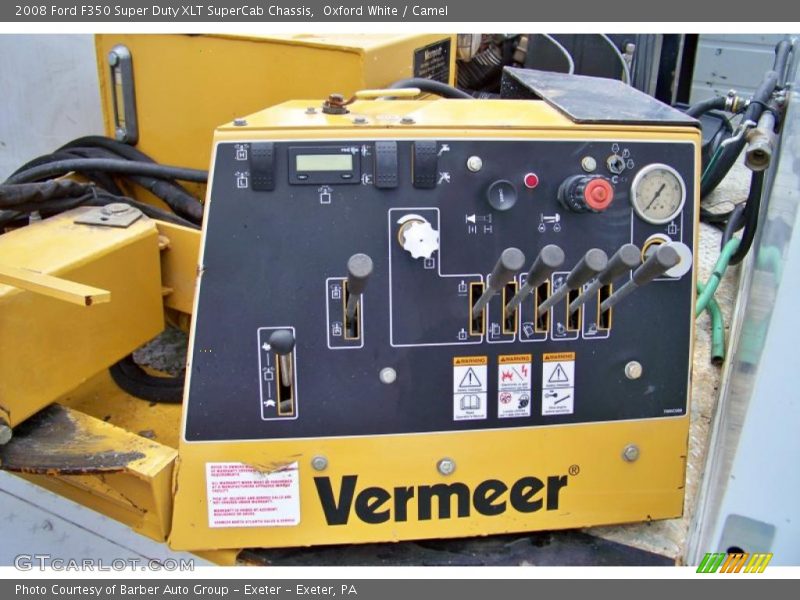 Oxford White / Camel 2008 Ford F350 Super Duty XLT SuperCab Chassis