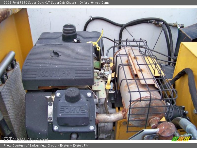 Oxford White / Camel 2008 Ford F350 Super Duty XLT SuperCab Chassis