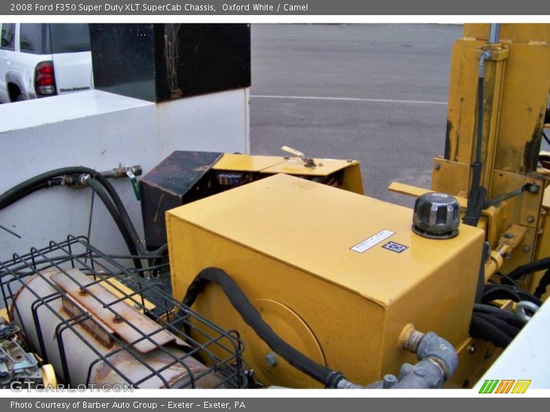 Oxford White / Camel 2008 Ford F350 Super Duty XLT SuperCab Chassis