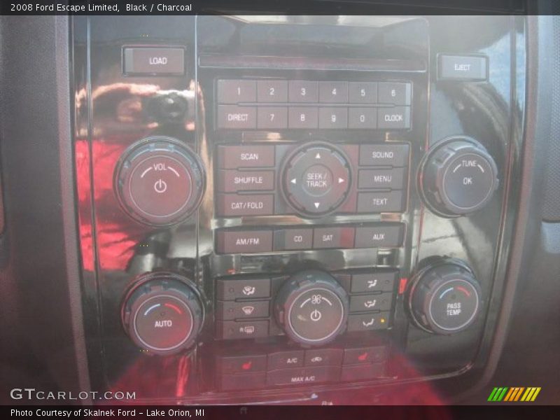 Black / Charcoal 2008 Ford Escape Limited