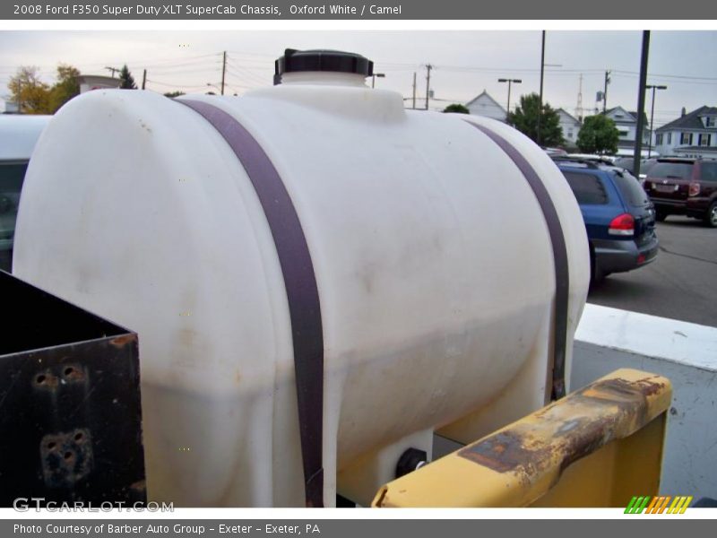 Oxford White / Camel 2008 Ford F350 Super Duty XLT SuperCab Chassis