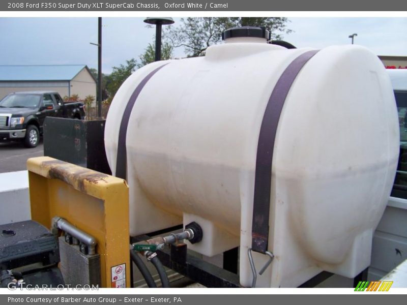 Oxford White / Camel 2008 Ford F350 Super Duty XLT SuperCab Chassis