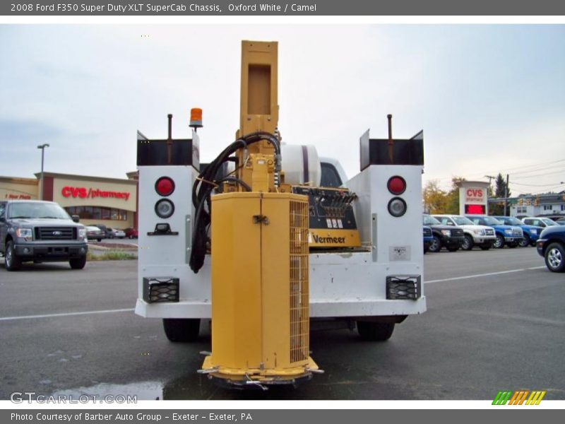 Oxford White / Camel 2008 Ford F350 Super Duty XLT SuperCab Chassis