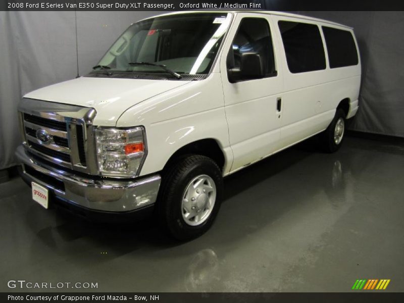 Oxford White / Medium Flint 2008 Ford E Series Van E350 Super Duty XLT Passenger