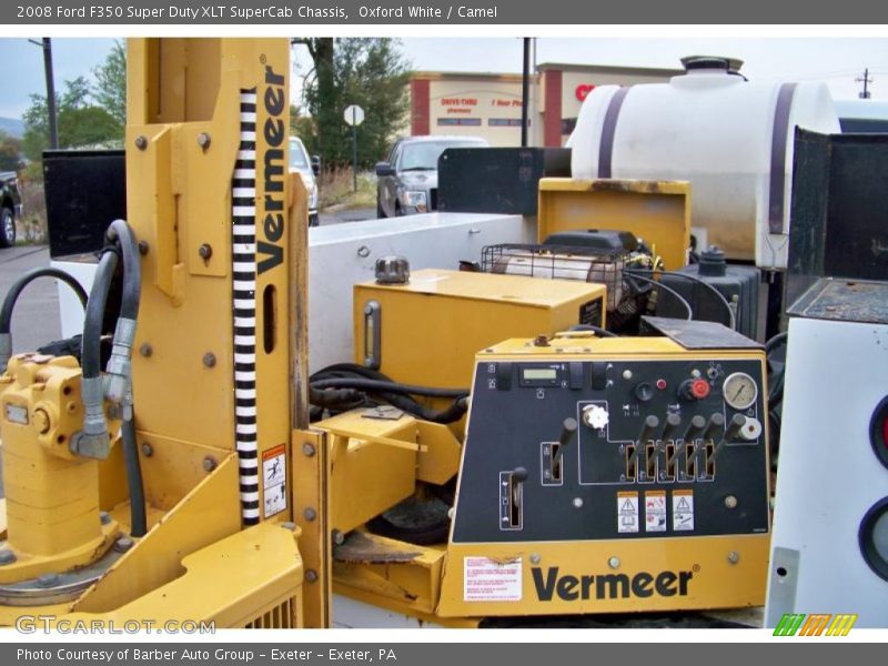 Oxford White / Camel 2008 Ford F350 Super Duty XLT SuperCab Chassis