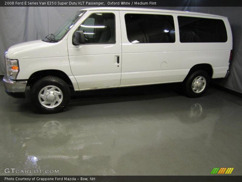 Oxford White / Medium Flint 2008 Ford E Series Van E350 Super Duty XLT Passenger