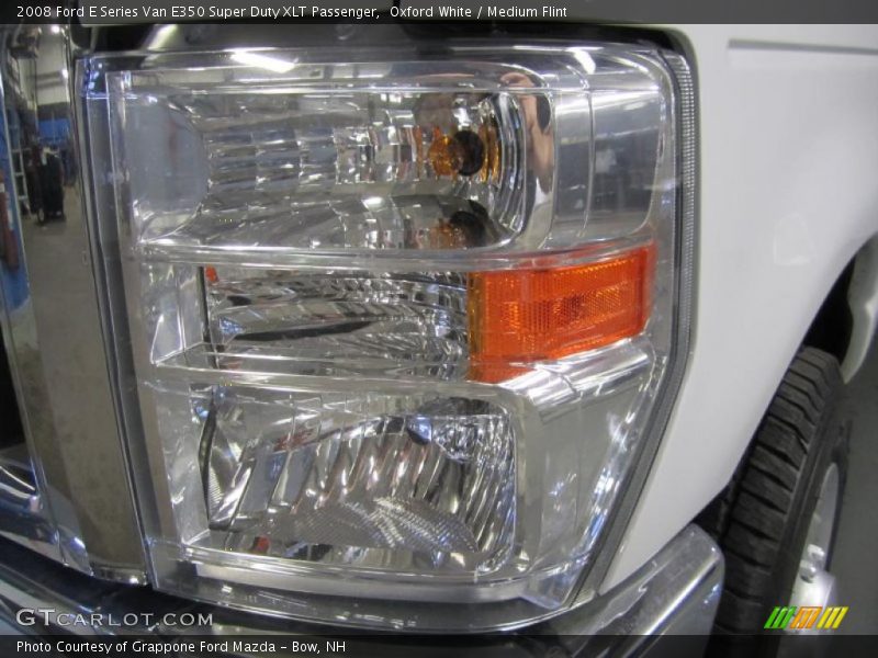 Oxford White / Medium Flint 2008 Ford E Series Van E350 Super Duty XLT Passenger