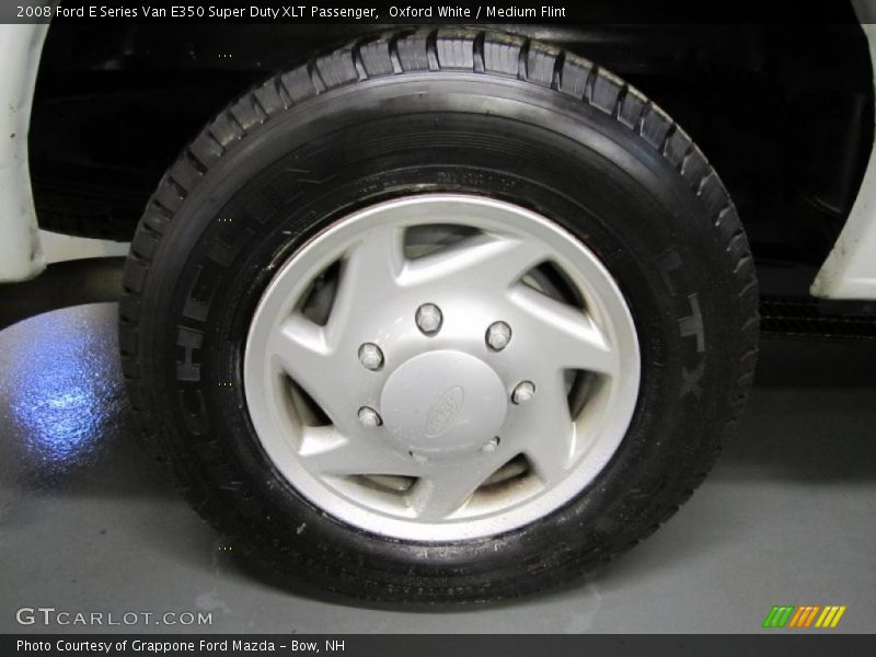 Oxford White / Medium Flint 2008 Ford E Series Van E350 Super Duty XLT Passenger