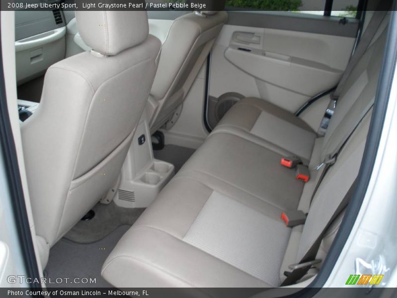 Light Graystone Pearl / Pastel Pebble Beige 2008 Jeep Liberty Sport