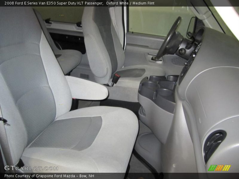Oxford White / Medium Flint 2008 Ford E Series Van E350 Super Duty XLT Passenger