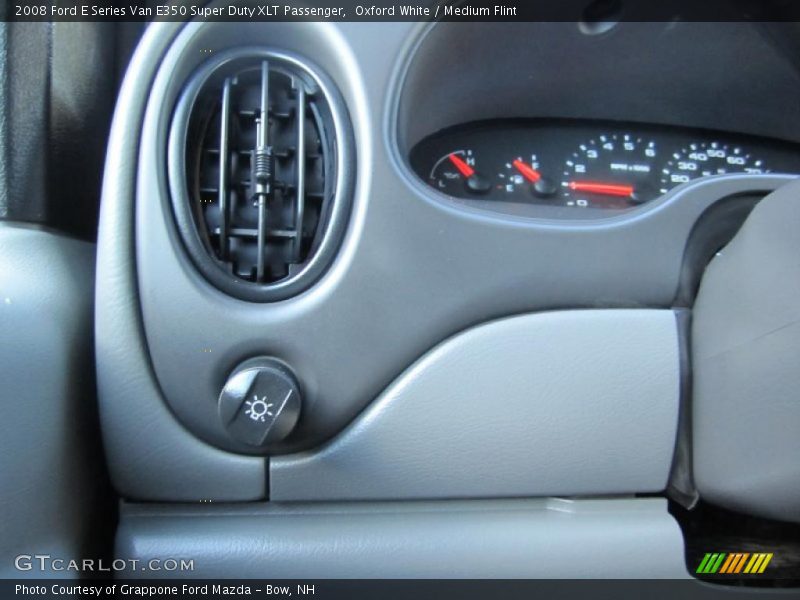 Oxford White / Medium Flint 2008 Ford E Series Van E350 Super Duty XLT Passenger