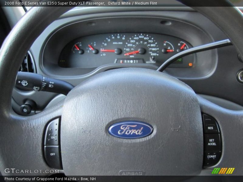 Oxford White / Medium Flint 2008 Ford E Series Van E350 Super Duty XLT Passenger