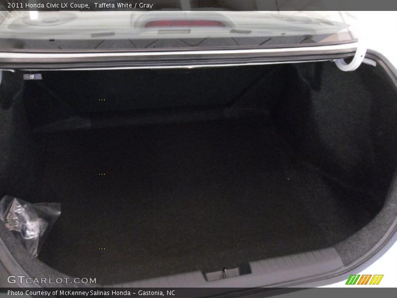 Taffeta White / Gray 2011 Honda Civic LX Coupe