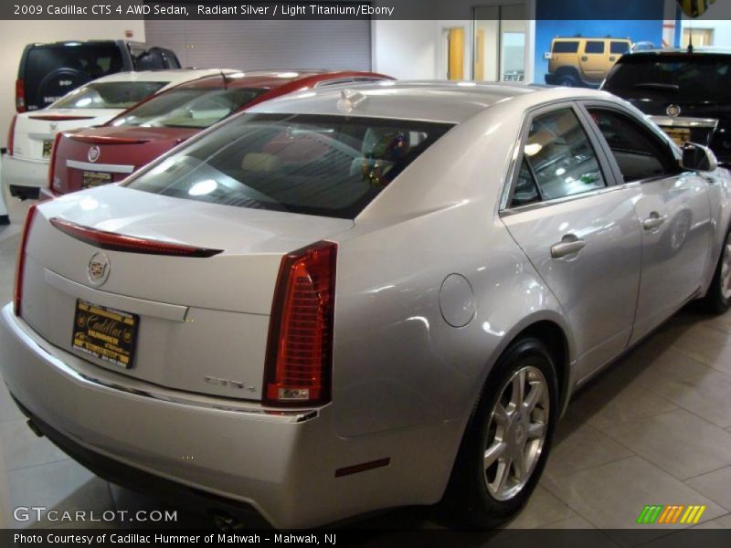 Radiant Silver / Light Titanium/Ebony 2009 Cadillac CTS 4 AWD Sedan