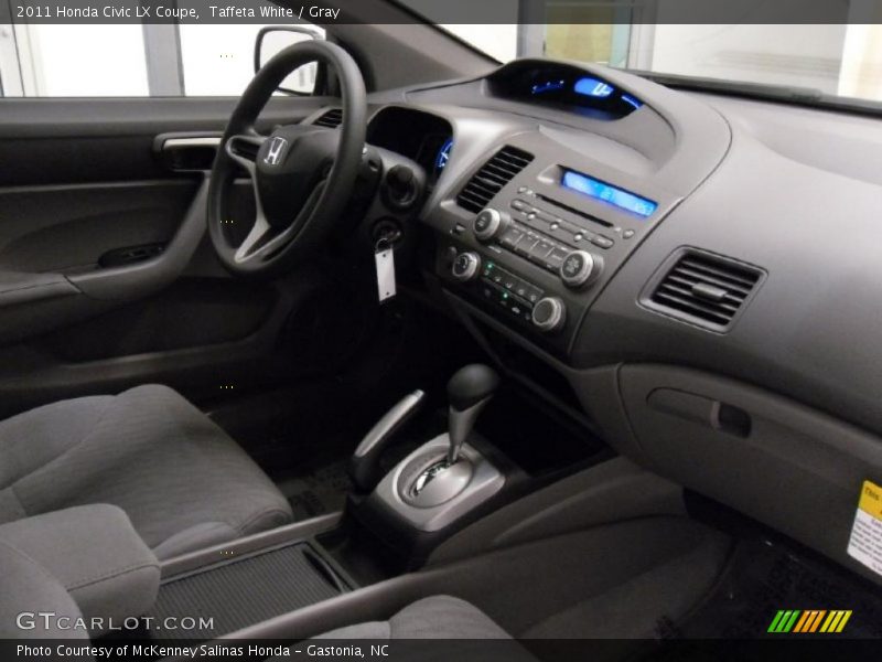  2011 Civic LX Coupe Gray Interior